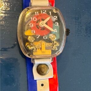 Colorful Kids Teeter Totter Mechanical Watch